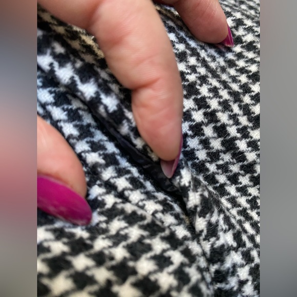 houndstooth wool vest coat - Picture 3 of 10